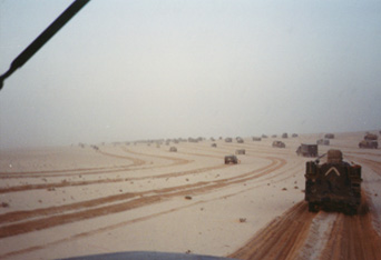 Convoying through Saudi Arabia